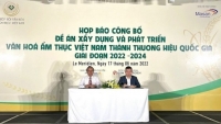 Xây dựng và phát triển văn hóa ẩm thực Việt Nam thành thương hiệu quốc gia, giai đoạn 2022-2024