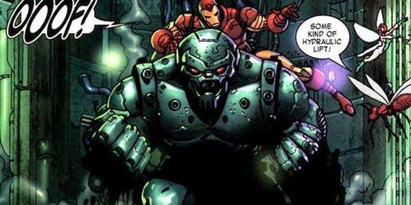 Robot Arsenal trong một tập truyện Marvel.
