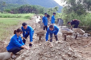 Chiến dịch Thanh niên tình nguyện Hè 2022 tại Nghệ An: Khởi đầu ý nghĩa