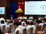 Quang cảnh hội thảo góp ý báo cáo giữa kỳ Đồ án Quy hoạch vùng tỉnh Quảng Nam giai đoạn 2021 - 2030, tầm nhìn đến năm 2050