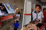 CSGT Ninh Thuận điều động xe cấp cứu đưa thí sinh đi thi