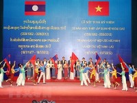 Đại sứ quán Việt Nam và Lào tại Trung Quốc giao lưu hữu nghị