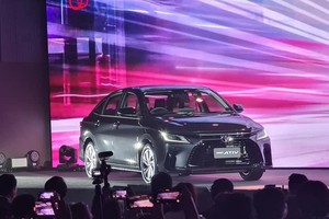 Toyota Vios 2023 trông giống như một chiếc Camry thu nhỏ