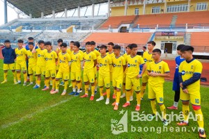 U15 Sông Lam Nghệ An giành vé vào tứ kết U15 Quốc gia 2022