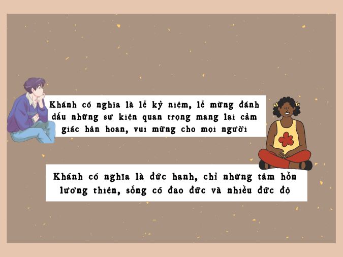 Chọn tên đệm hay và ý nghĩa cho bé tên Khánh 1