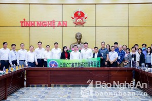Đoàn doanh nghiệp Điện tử Đài Loan khảo sát, tìm hiểu cơ hội đầu tư vào Nghệ An