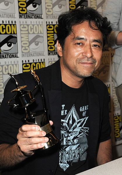 Takahashi đoạt giải Inkpot tại Comic-Con International năm 2015 (ảnh qua Comic-Con)