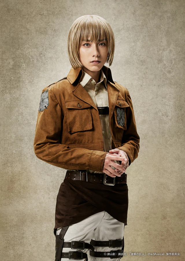 Eito Konishi trong vai Armin trong Attack on Titan the Musical