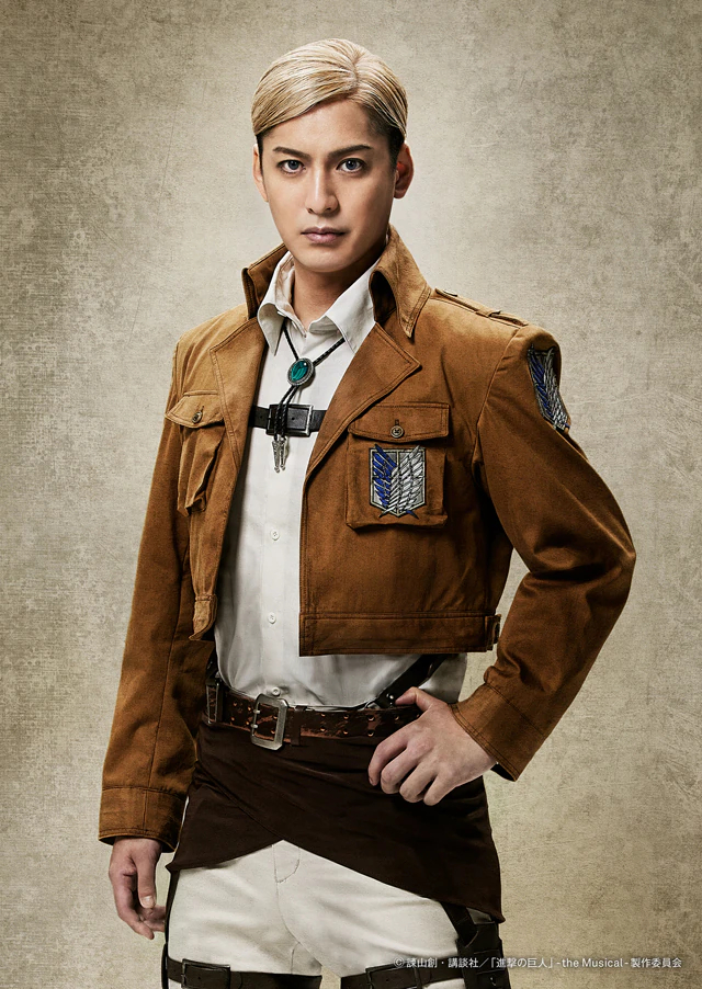 Takuro Ohno trong vai Erwin trong Attack on Titan the Musical